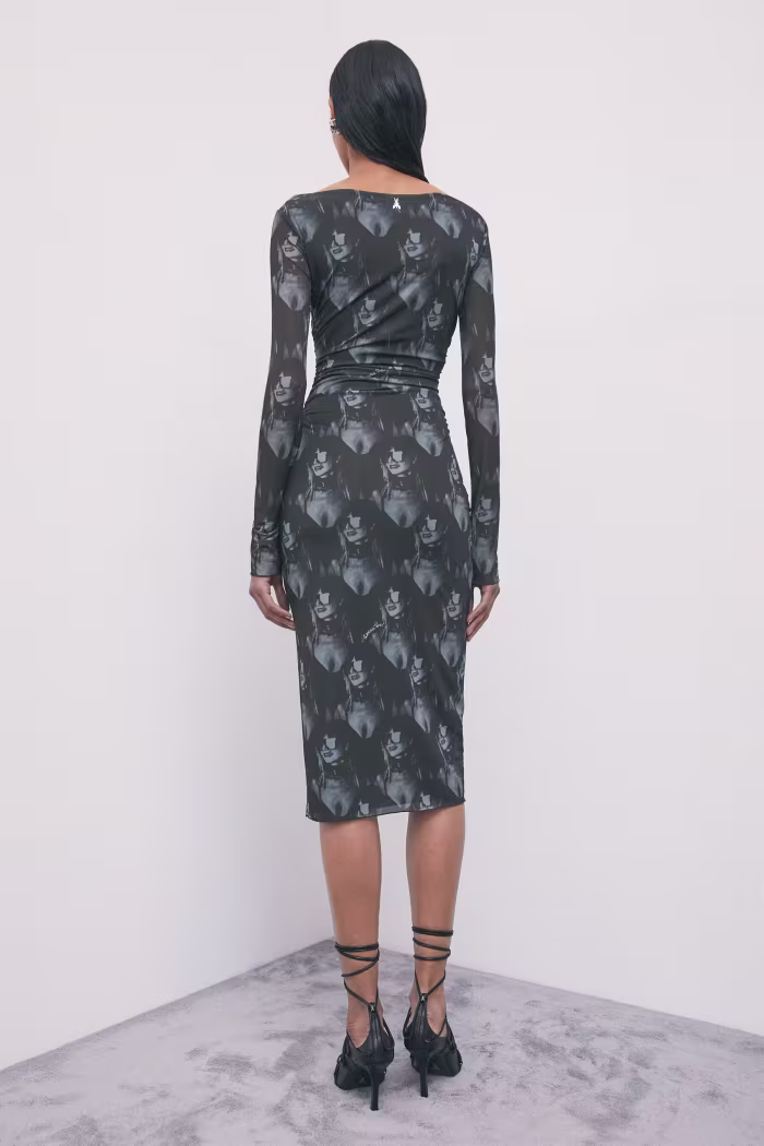 Abito midi con stampa all-over Patrizia - Patrizia Pepe - immagine 3