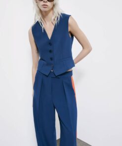 Gilet sartoriale in twill - Patrizia Pepe