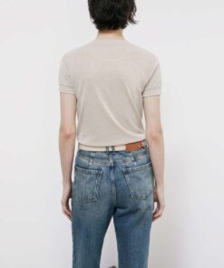 T-shirt in maglia con logo strass - Patrizia Pepe - immagine 3