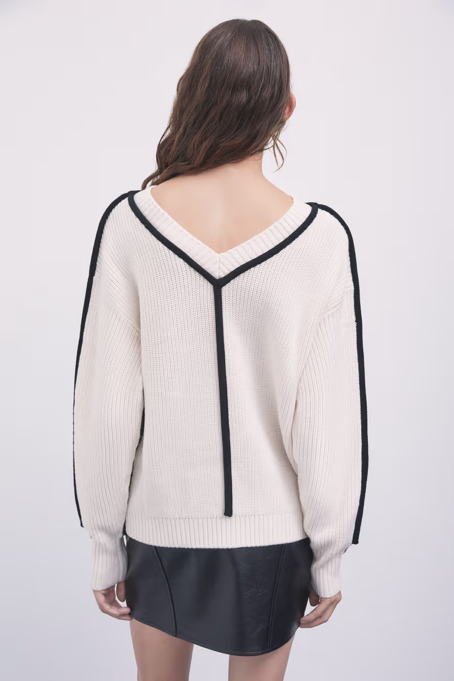 Maglia fluida in misto lana - Patrizia Pepe - immagine 3