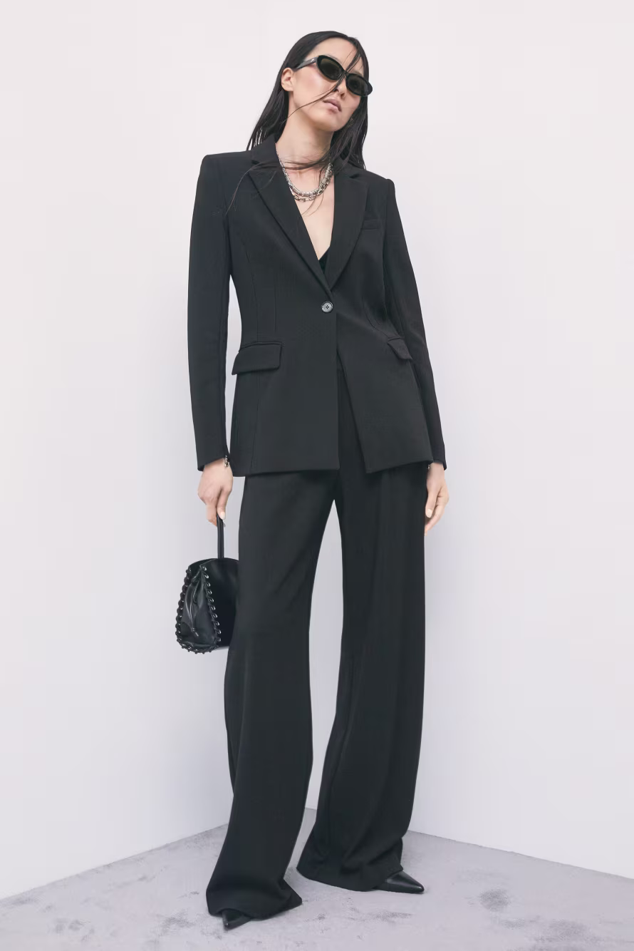 Pantaloni palazzo con pinces - Patrizia Pepe