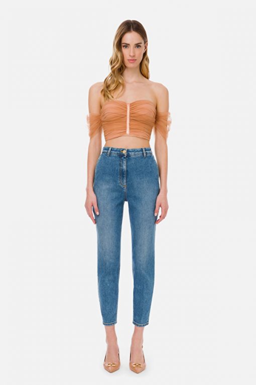 Jeans con ricamo Elisabetta Franchi