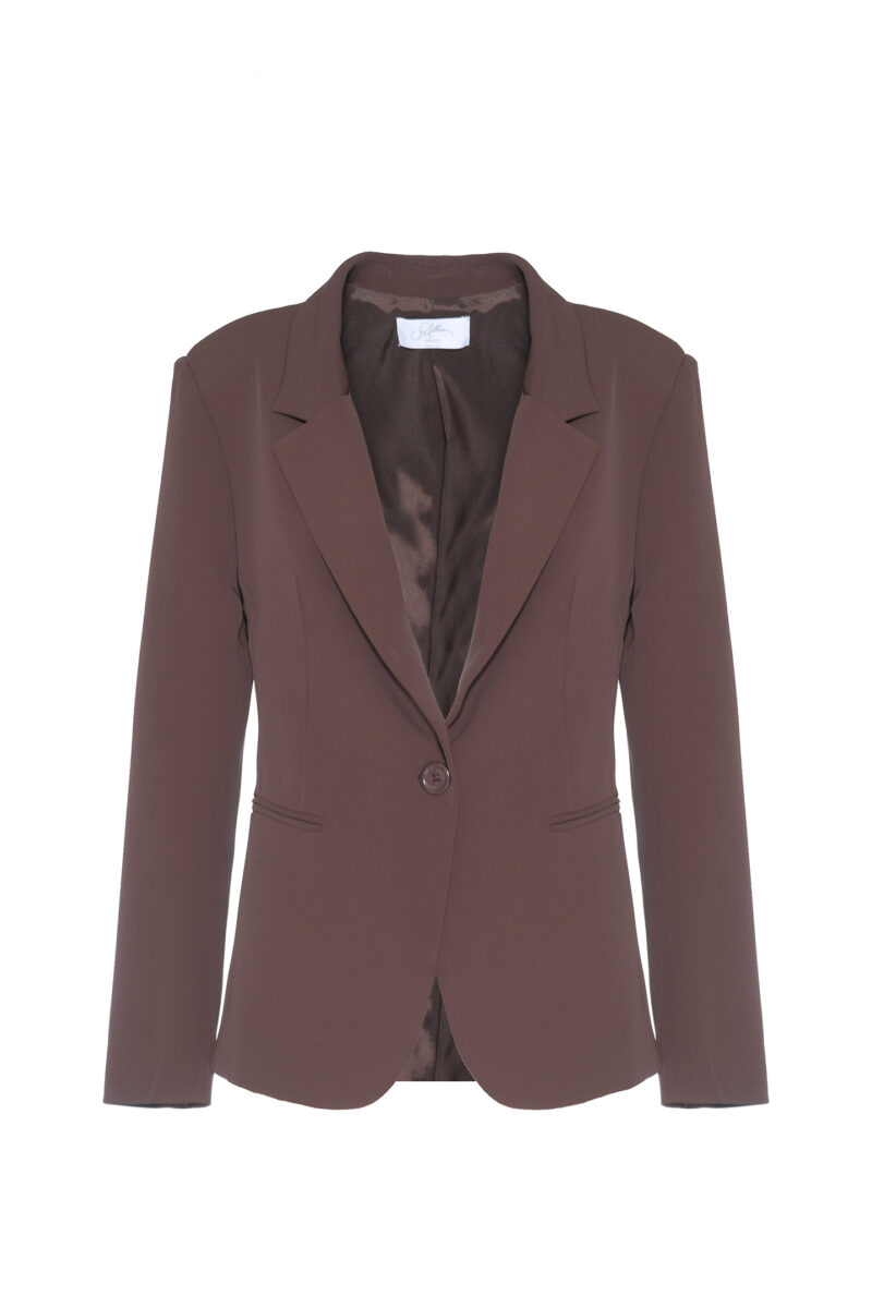 GIACCA MONOPETTO IN CREPE - SoAllure