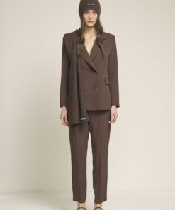 PANTALONI A SIGARETTA IN CREPE - SoAllure